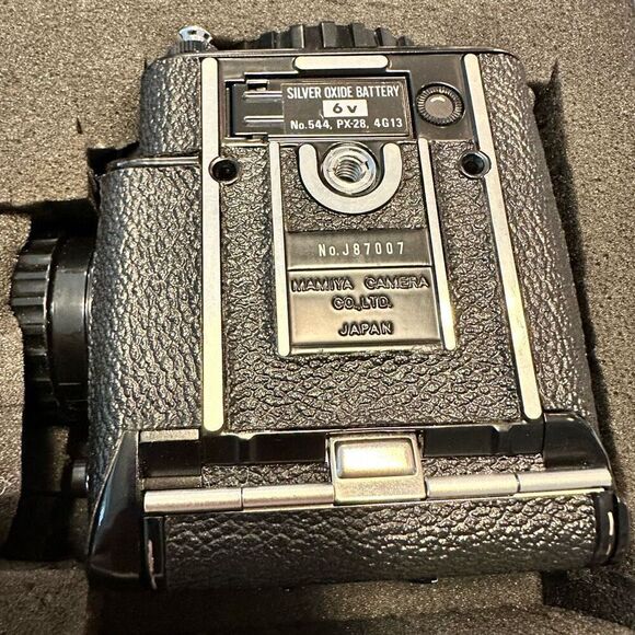 Vintage Mamiya M645 Medium Format Film Camera W/ 4 Lenses 2 Keys & Case Black OS - Picture 5 of 16